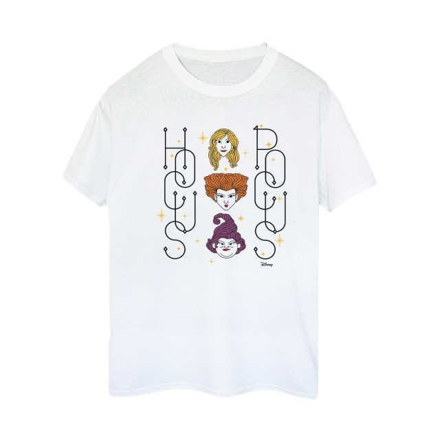Li-cense Disney dames hocus pocus gezichten katoenen vriendje t-shirt UTBI20296_white large