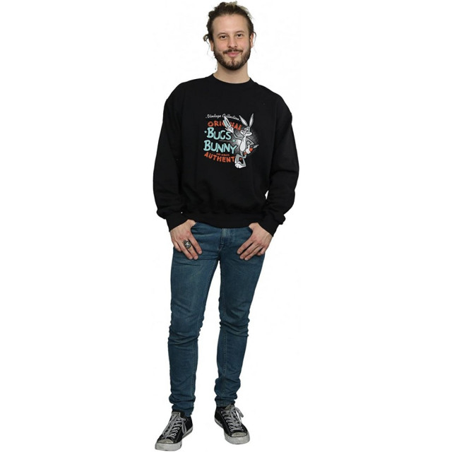 Li-cense Looney tunes unisex volwassen bugs bunny vintage sweatshirt UTBI2018_black large