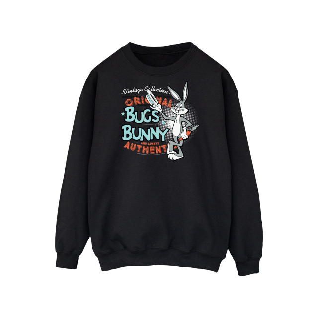 Li-cense Looney tunes unisex volwassen bugs bunny vintage sweatshirt UTBI2018_black large