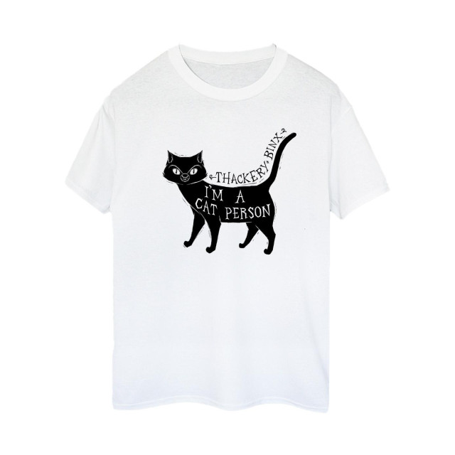 Li-cense Disney dames hocus pocus a cat person katoenen vriendje t-shirt UTBI20202_white large