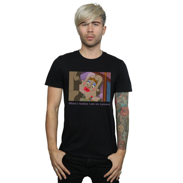 Li-cense Disney heren beauty and the beast madame de la grande bouche t-shirt UTBI20124_black large