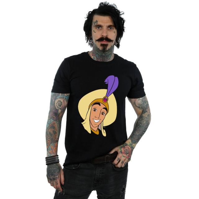 Li-cense Disney heren aladdin prins ali gezicht t-shirt UTBI20075_black large