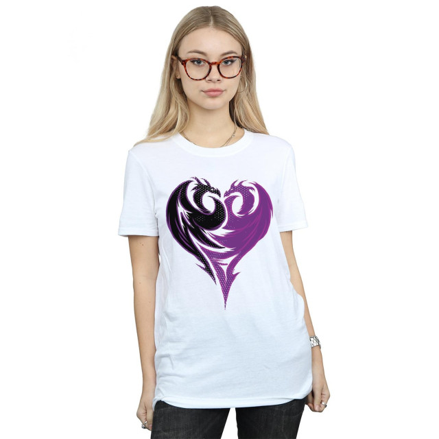 Li-cense Disney dames the descendants drakenhart katoenen vriendje t-shirt UTBI20076_white large