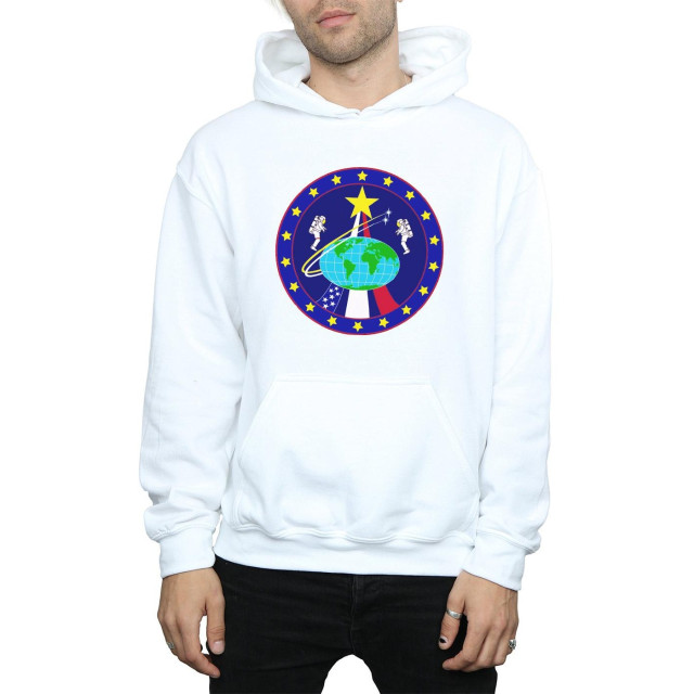 Li-cense Nasa heren klassieke globe astronauten hoodie UTBI20009_white large