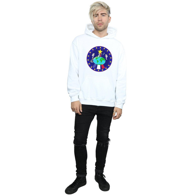 Li-cense Nasa heren klassieke globe astronauten hoodie UTBI20009_white large