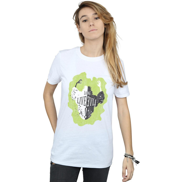 Li-cense Disney dames the descendants cruella lang leve katoenen vriendje t-shirt UTBI20027_white large