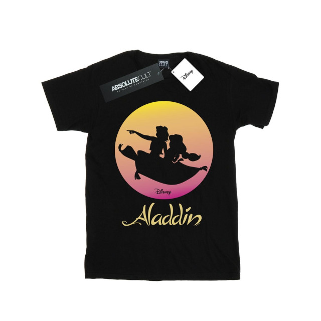 Li-cense Disney heren aladdin vliegende zonsondergang t-shirt UTBI20049_black large