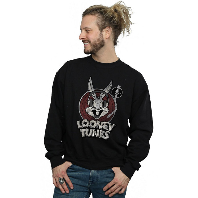 Li-cense Looney tunes heren bugs bunny cirkel logo sweatshirt UTBI1998_black large