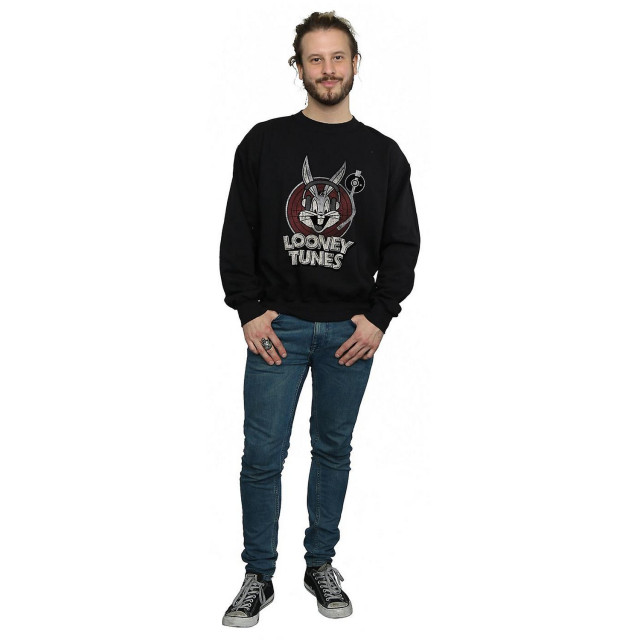 Li-cense Looney tunes heren bugs bunny cirkel logo sweatshirt UTBI1998_black large