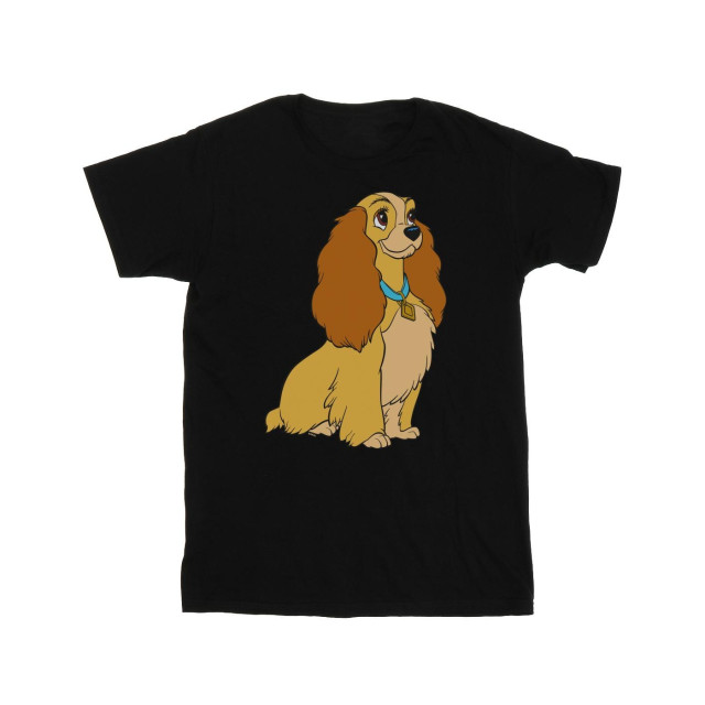 Li-cense Disney heren lady and the tramp lady spaghetti hart t-shirt UTBI19948_black large