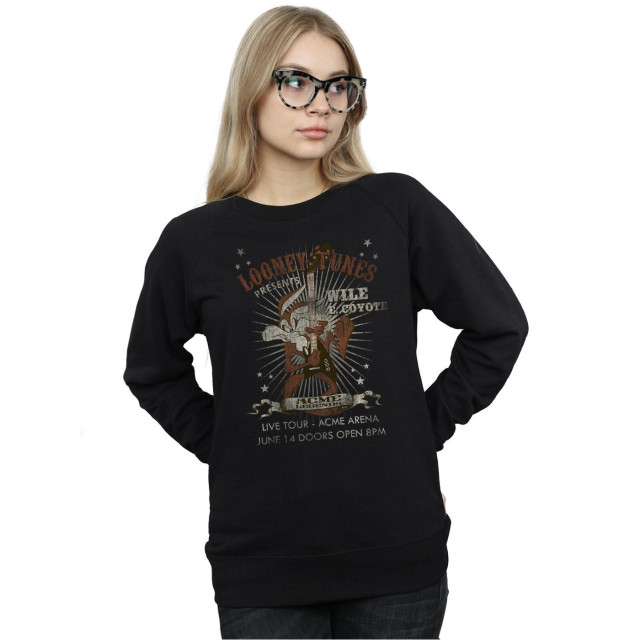 Li-cense Looney tunes dames wile e coyote gitaar sweatshirt UTBI1990_black large