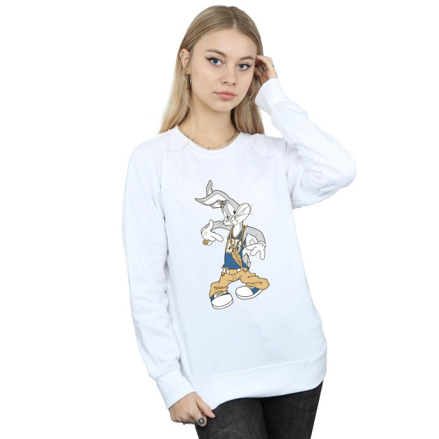 Li-cense Looney tunes dames rapper bugs bunny sweatshirt UTBI1991_white large