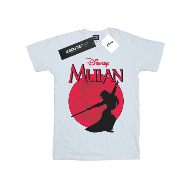 Li-cense Disney heren mulan draak silhouet t-shirt UTBI19920_white large
