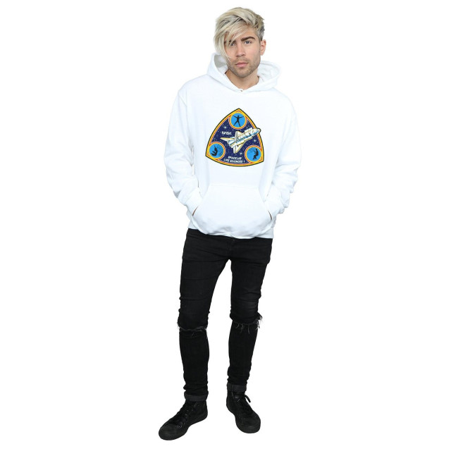 Li-cense Nasa heren klassieke spacelab life science hoodie UTBI19985_white large