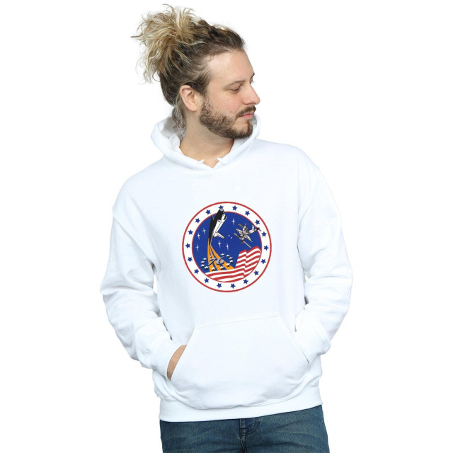 Li-cense Nasa heren classic rocket 76 hoodie UTBI20008_white large