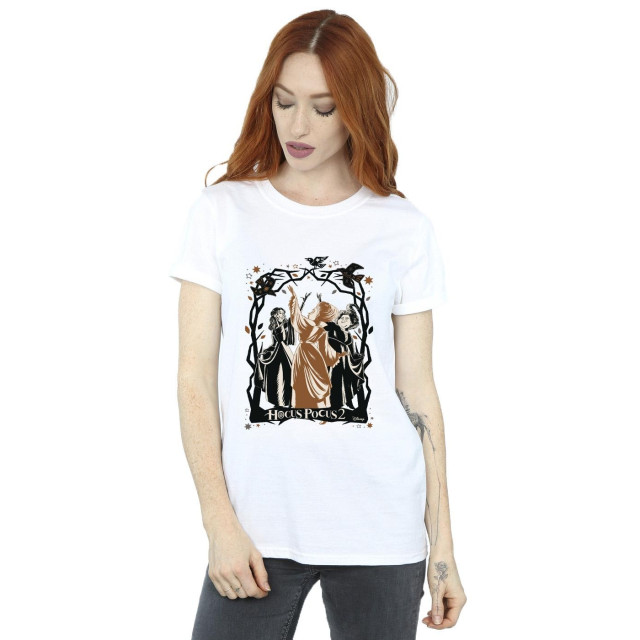 Li-cense Disney dames hocus pocus vogels katoenen vriendje t-shirt UTBI20246_white large