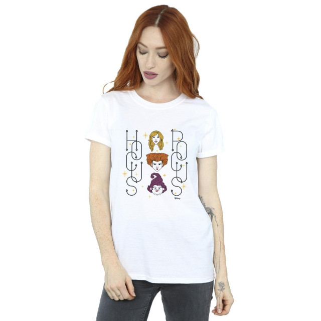 Li-cense Disney dames hocus pocus gezichten katoenen vriendje t-shirt UTBI20296_white large