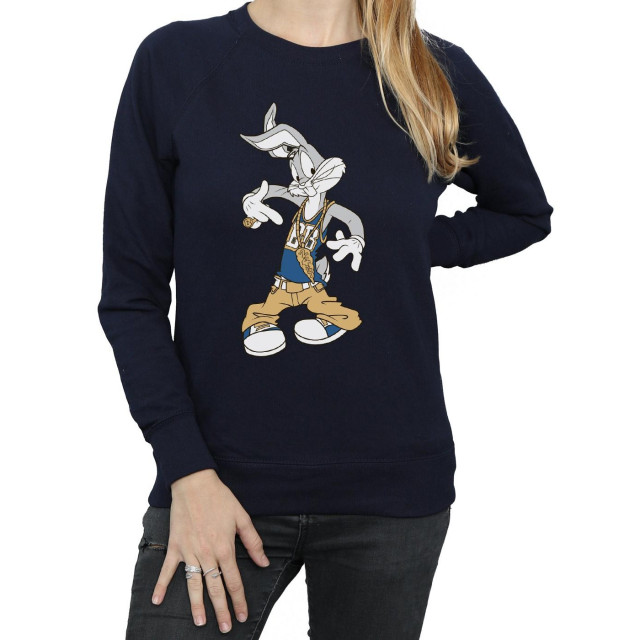 Li-cense Looney tunes dames rapper bugs bunny sweatshirt UTBI1991_navyblue large