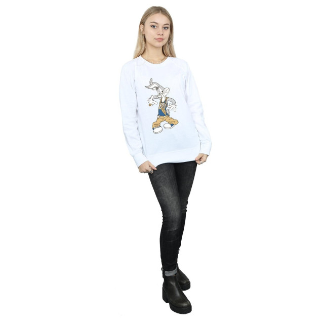 Li-cense Looney tunes dames rapper bugs bunny sweatshirt UTBI1991_white large