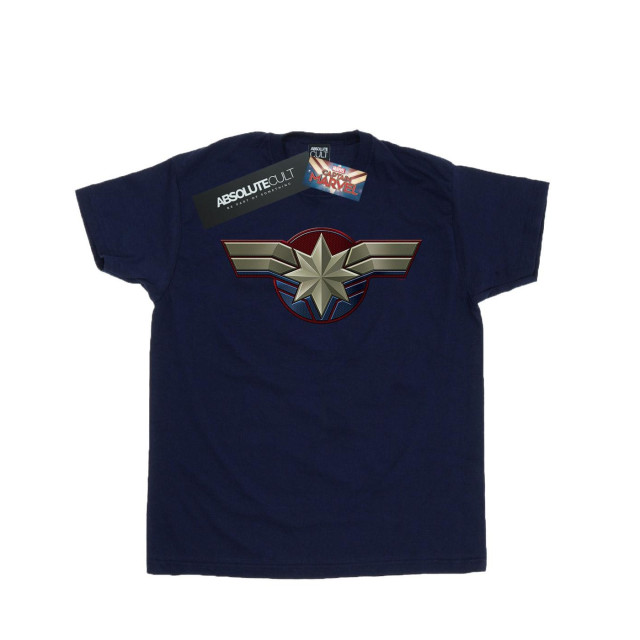 Li-cense Marvel heren captain borstembleem t-shirt UTBI20226_navyblue large