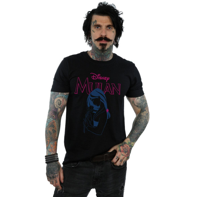 Li-cense Disney heren mulan magnolia lijn t-shirt UTBI19893_black large
