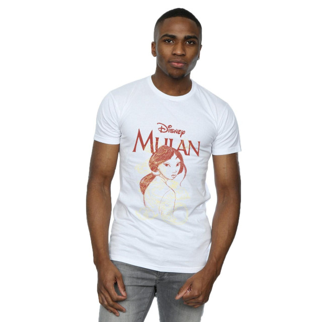 Li-cense Disney heren mulan draak schets t-shirt UTBI19817_white large