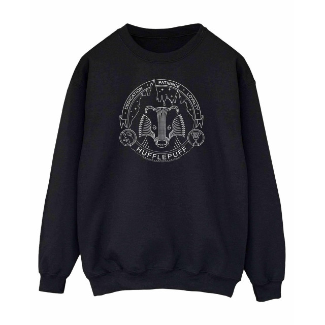 Li-cense Harry potter dames hufflepuff seal sweatshirt UTBI1978_black large