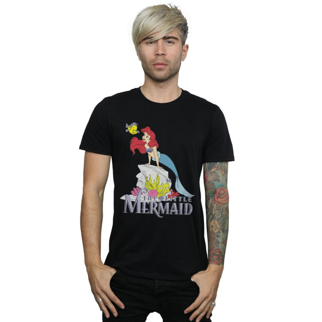 Li-cense Disney heren de kleine zeemeermin zeevriend t-shirt UTBI19787_black large
