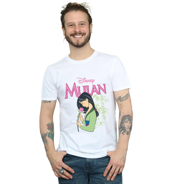 Li-cense Disney heren mulan roze magnolia t-shirt UTBI19788_white large