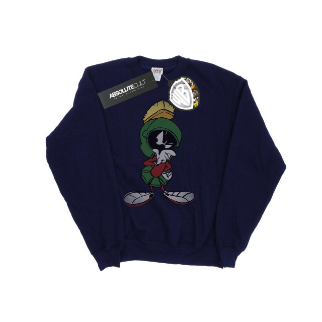 Li-cense Looney tunes dames marvin the martian pose heather sweatshirt UTBI2013_navyblue large