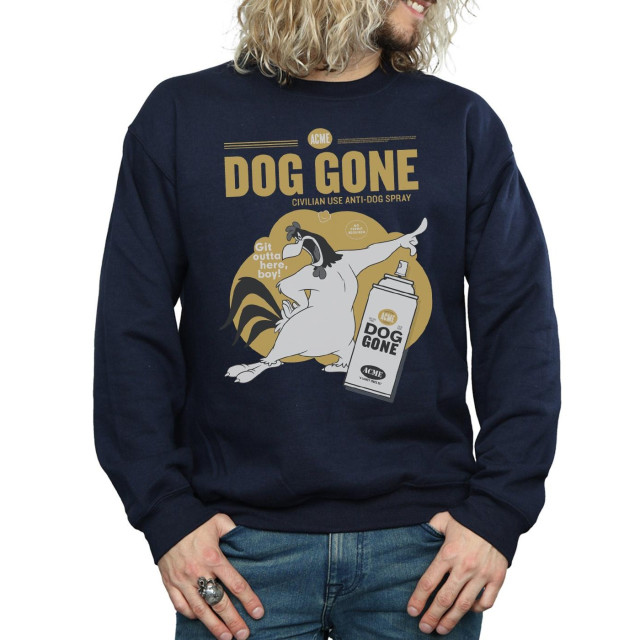 Li-cense Looney tunes heren dog gone foghorn leghorn sweatshirt UTBI1972_navyblue large