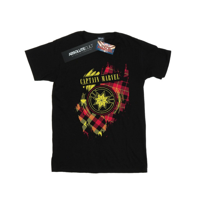 Li-cense Marvel heren captain tartan patch t-shirt UTBI20385_black large