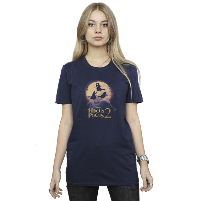 Li-cense Disney dames hocus pocus heksen vliegend katoenen vriendje t-shirt UTBI20297_navyblue large