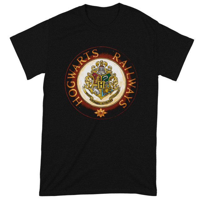 Li-cense Harry potter unisex volwassenen zweinstein spoorweg cirkel t-shirt UTBI196_black large