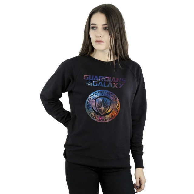 Li-cense Marvel dames guardians of the galaxy sterren vullen logo sweatshirt UTBI19691_black large