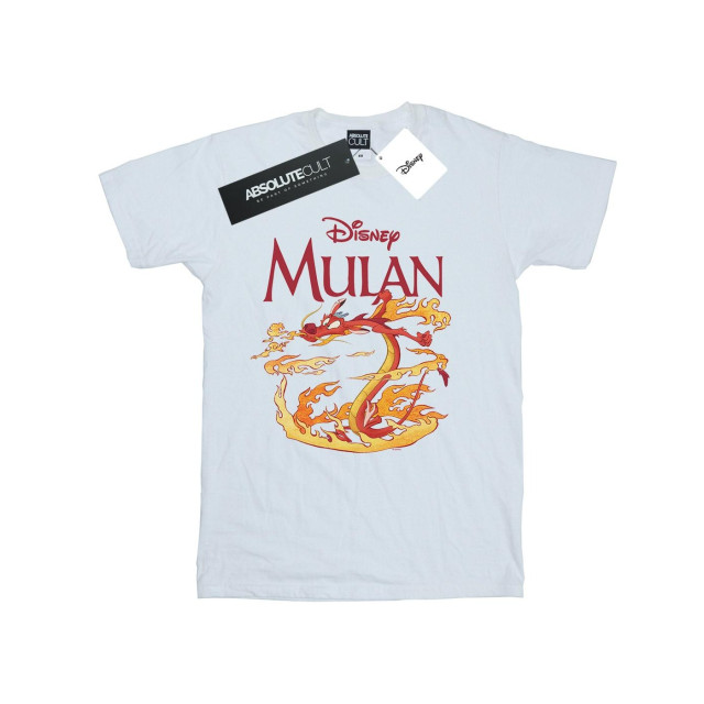 Li-cense Disney heren mulan mushu draak vuur t-shirt UTBI20025_white large