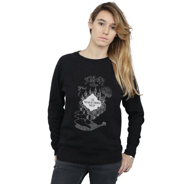 Li-cense Harry potter dames the marauder's map sweatshirt UTBI20238_black large
