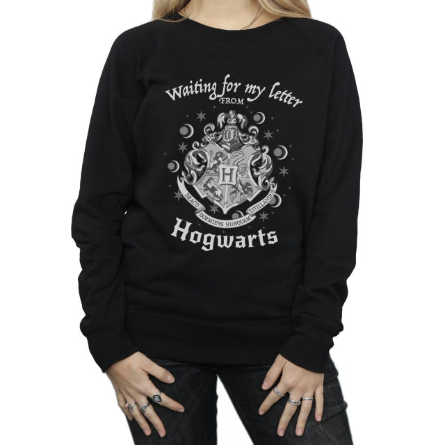 Li-cense Harry potter dames zweinstein wachten op mijn brief sweatshirt UTBI20334_black large