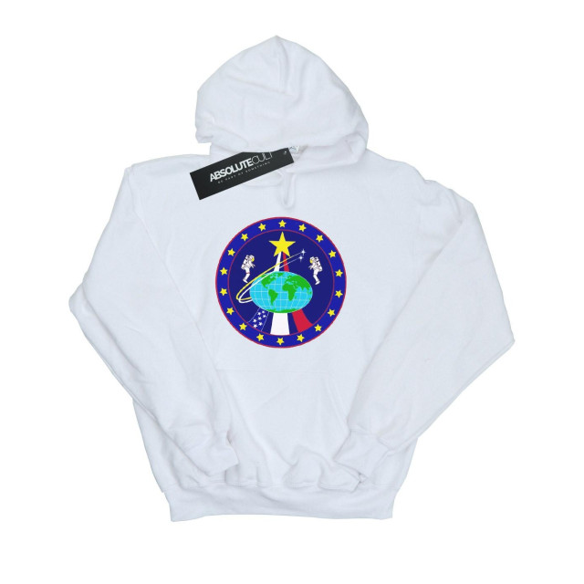 Li-cense Nasa heren klassieke globe astronauten hoodie UTBI20009_white large
