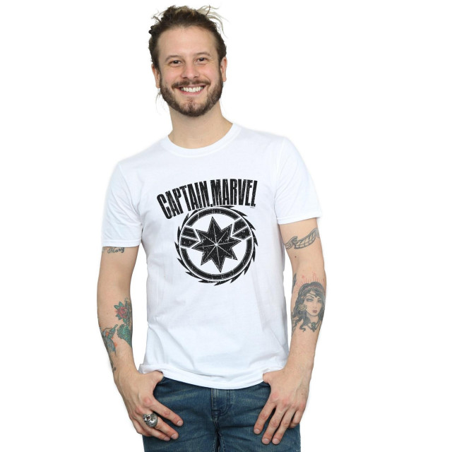Li-cense Marvel heren captain blade emblem t-shirt UTBI20201_white large