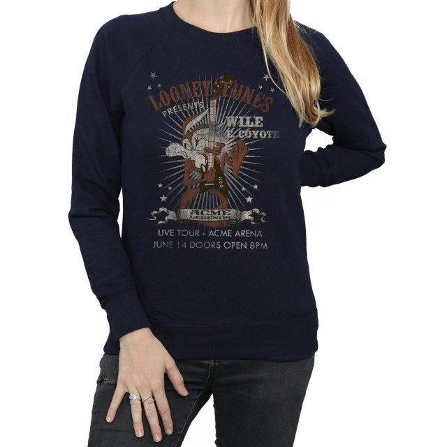Li-cense Looney tunes dames wile e coyote gitaar sweatshirt UTBI1990_navyblue large