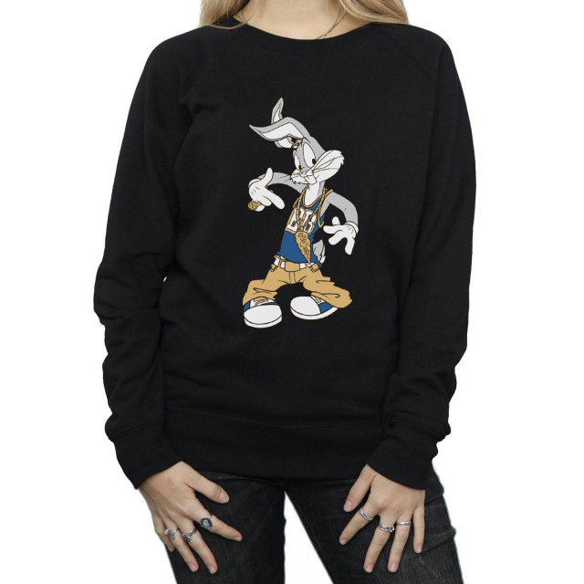 Li-cense Looney tunes dames rapper bugs bunny sweatshirt UTBI1991_black large