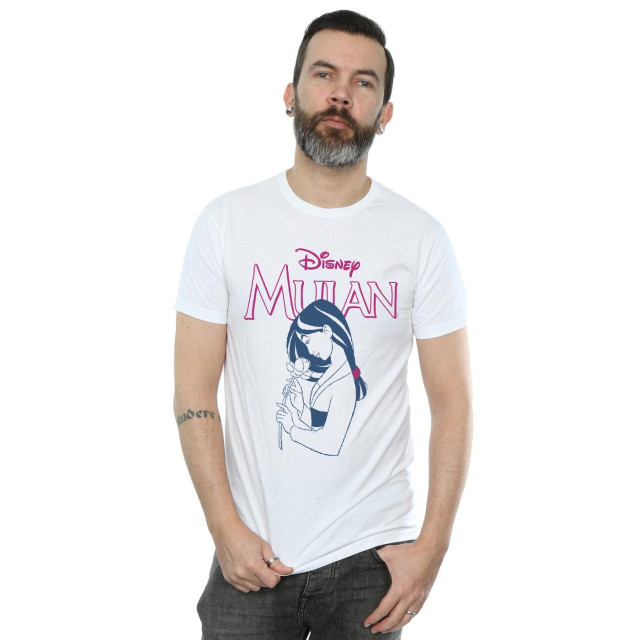 Li-cense Disney heren mulan magnolia lijn t-shirt UTBI19893_white large