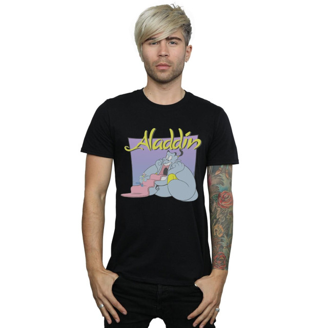 Li-cense Disney heren aladdin genie wishing dude t-shirt UTBI19564_black large