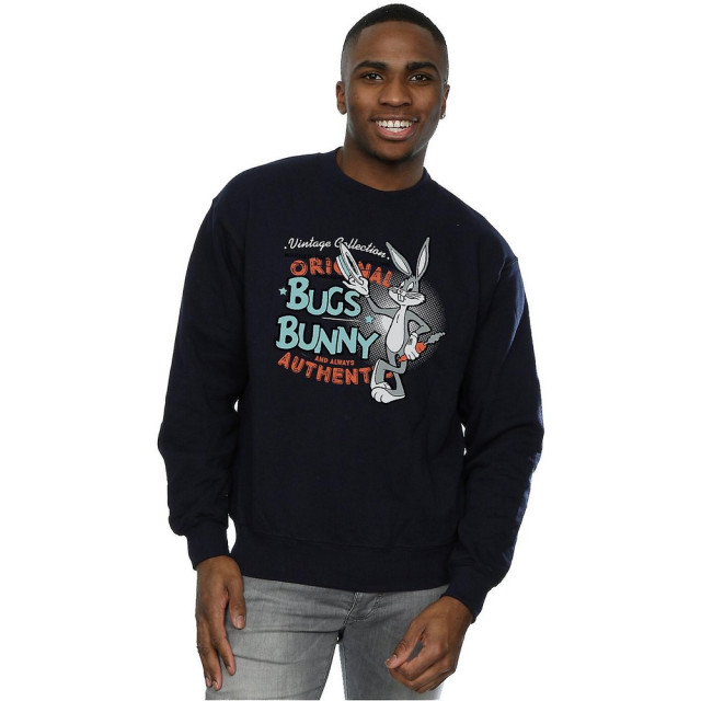 Li-cense Looney tunes unisex volwassen bugs bunny vintage sweatshirt UTBI2018_navyblue large