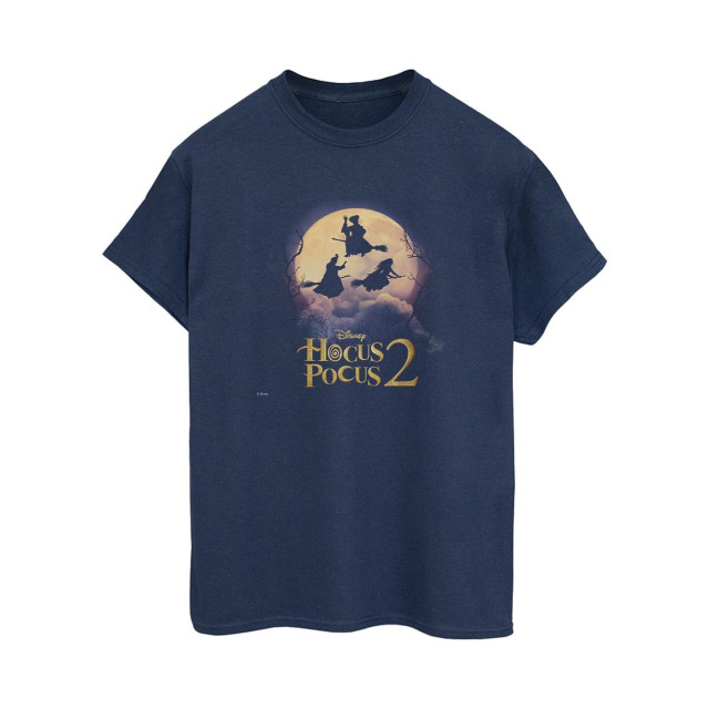 Li-cense Disney dames hocus pocus heksen vliegend katoenen vriendje t-shirt UTBI20297_navyblue large