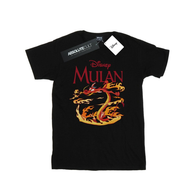 Li-cense Disney heren mulan mushu draak vuur t-shirt UTBI20025_black large