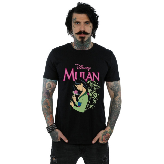 Li-cense Disney heren mulan roze magnolia t-shirt UTBI19788_black large