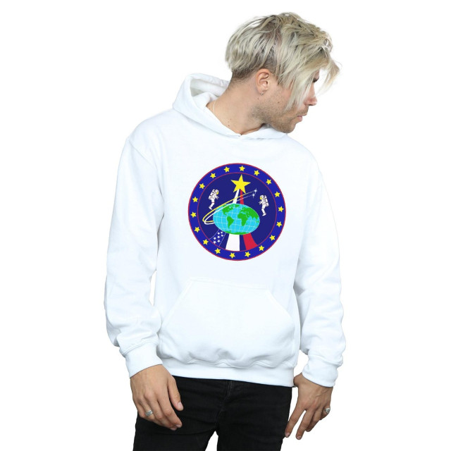 Li-cense Nasa heren klassieke globe astronauten hoodie UTBI20009_white large
