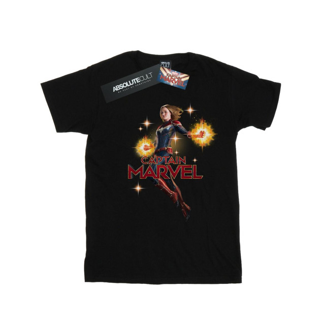 Li-cense Marvel heren captain carol danvers t-shirt UTBI20225_black large